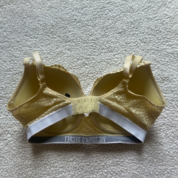 Victoria's Secret Yellow Lace Perfect Shape Bra Size 32DDD - Picture 5 of 6